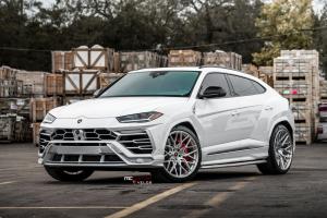 2019 Lamborghini Urus Bianco Monocerus by MC Customs on Velos Wheels (VLS07)